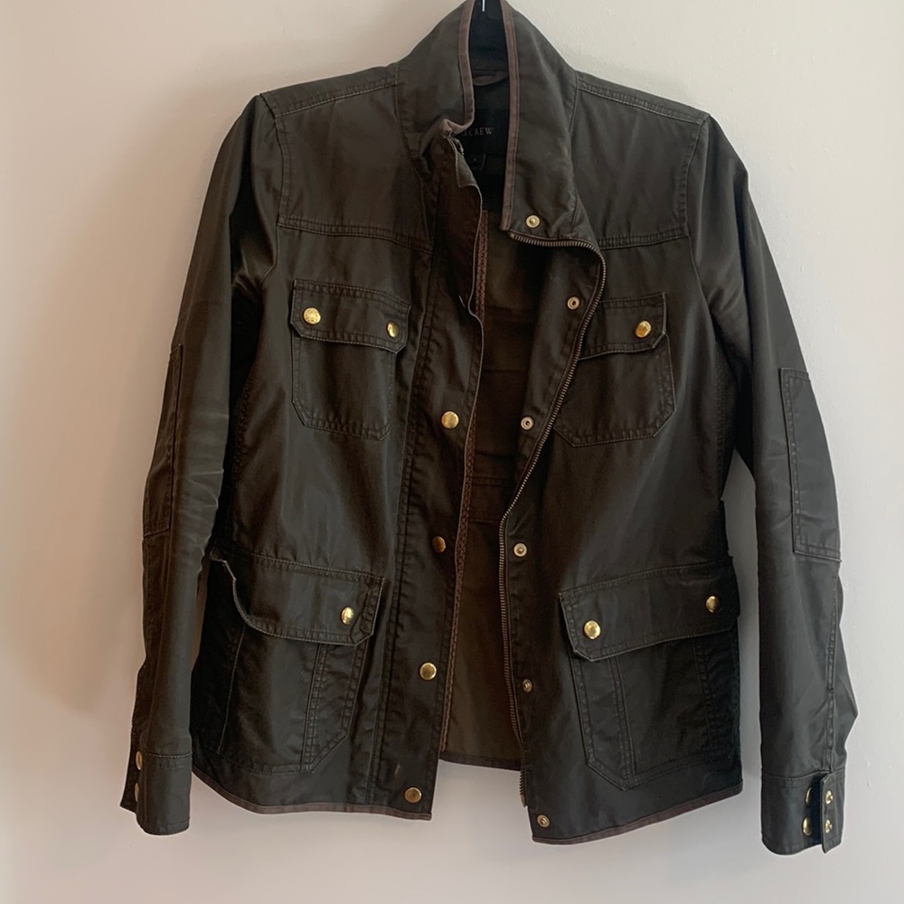 JCrew Waxwear Jacket